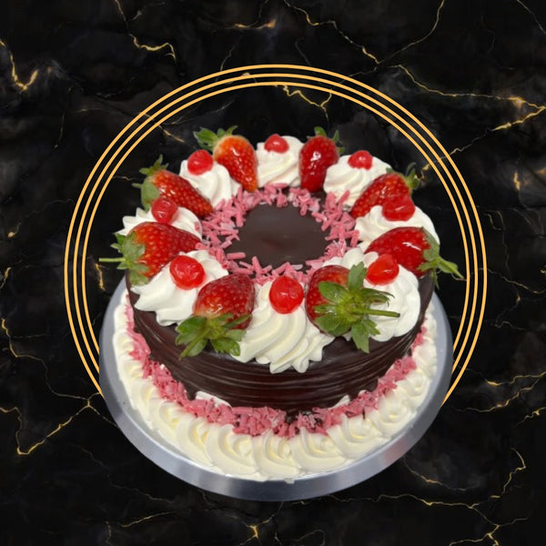 Black Forest Strawberry Cake