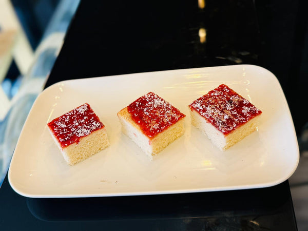 School Jam Cake Slice