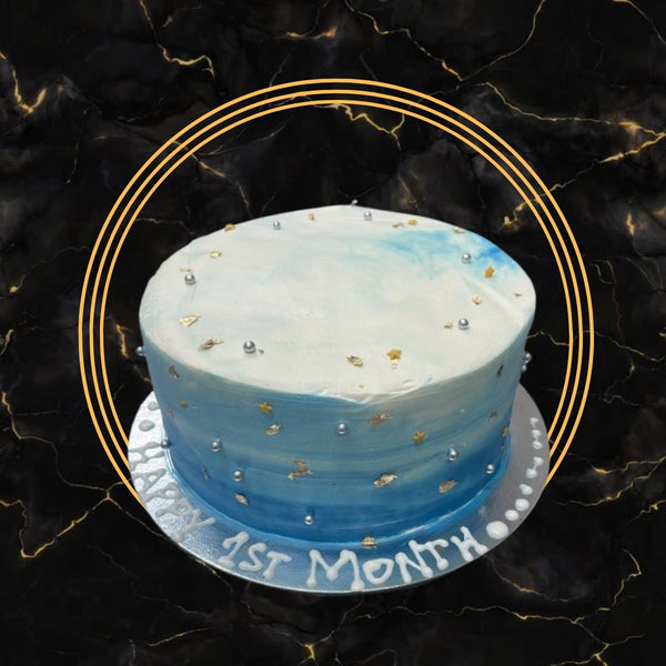 Sky-Themed Celebration Cake
