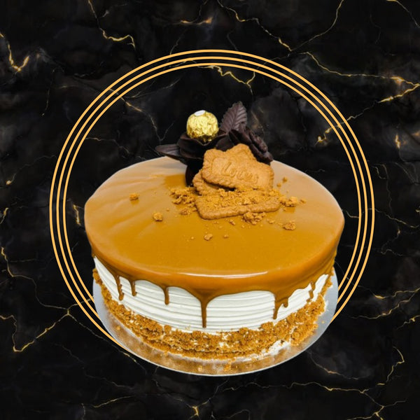 Lotus Biscoff Drip Cake