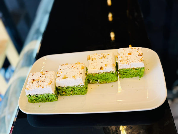 Pistachio Cake Slice
